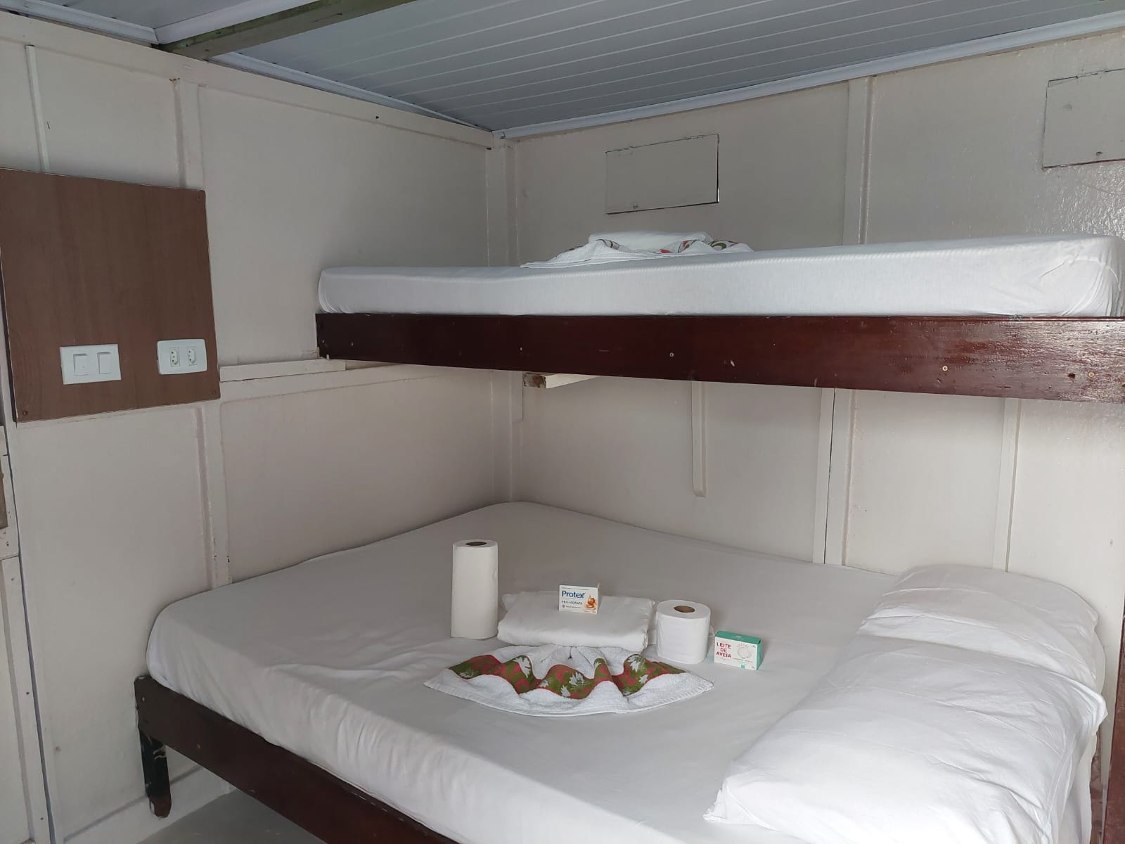 A private cabin prepared for the Anavilhanas expedition